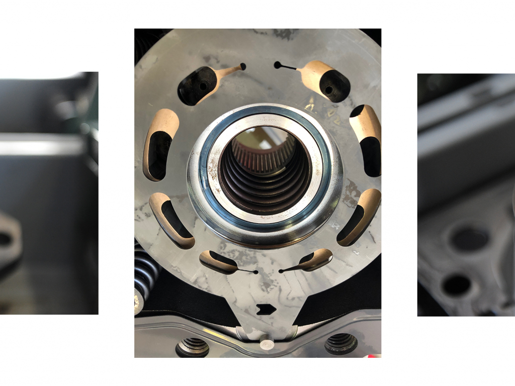 Hydraulic motor internal components during service and repair — Flodraulic Germany